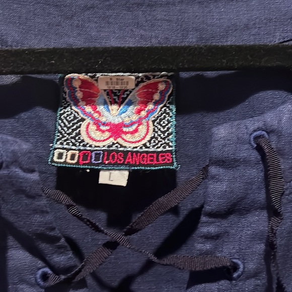 JOHNNY WAS Linen Top - Picture 2 of 3